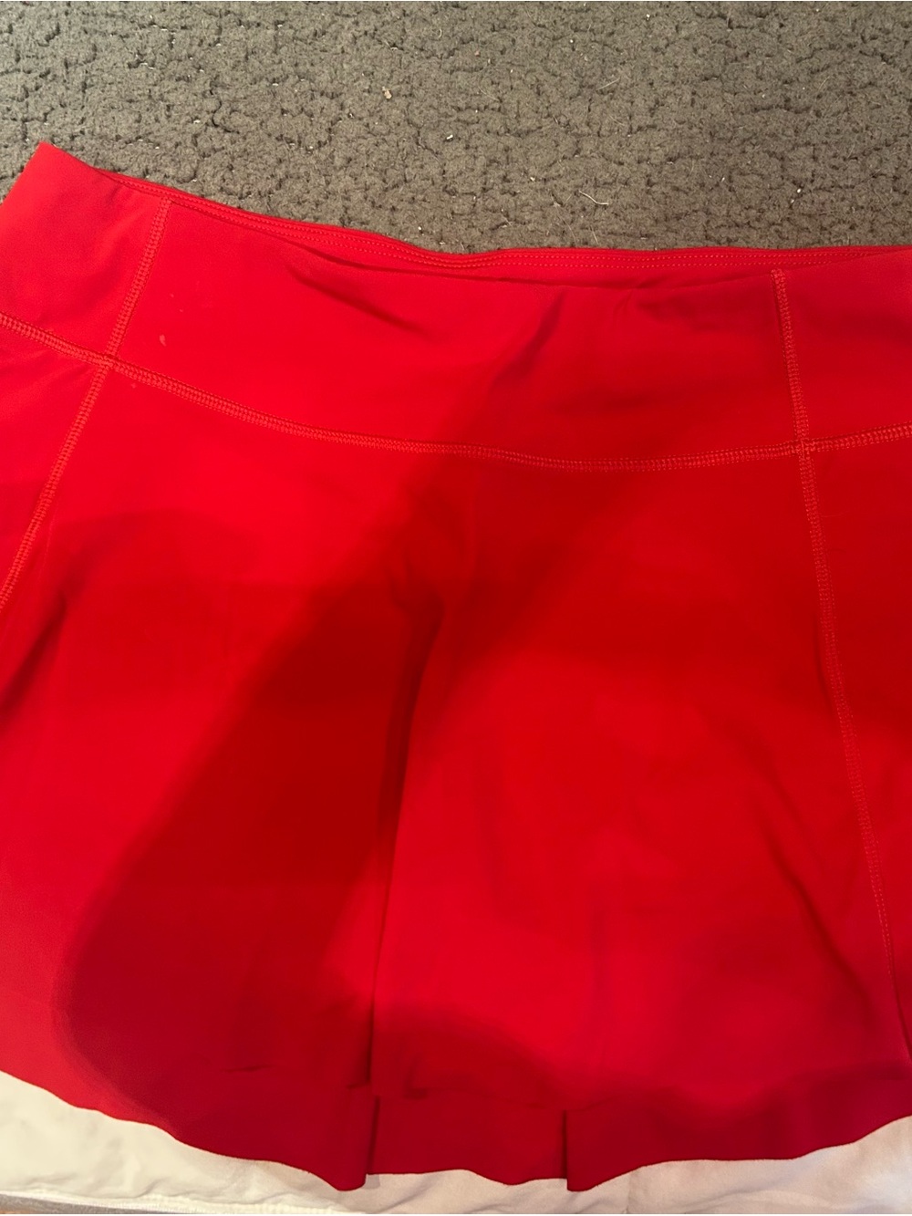 ZYIA Women’s Red Athletic Skort with Built-In Shorts